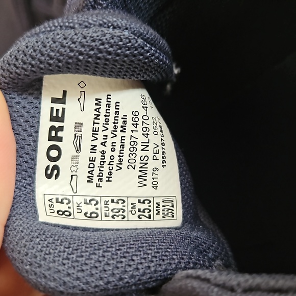 Sorel waterproof out n about III canvas sneakers - Picture 5 of 9